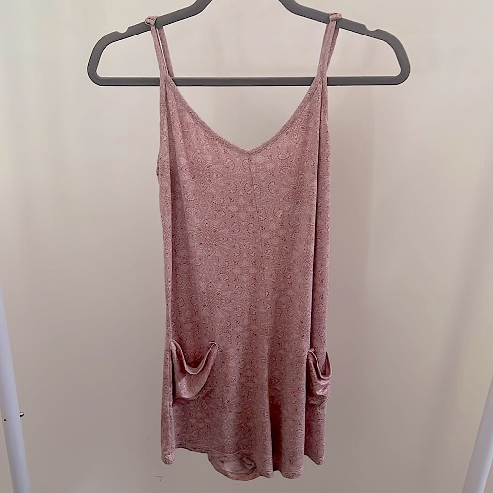 Spaghetti strap romper